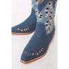 Mini Rosemary Cowgirl Boots in Denim - Boots - 5