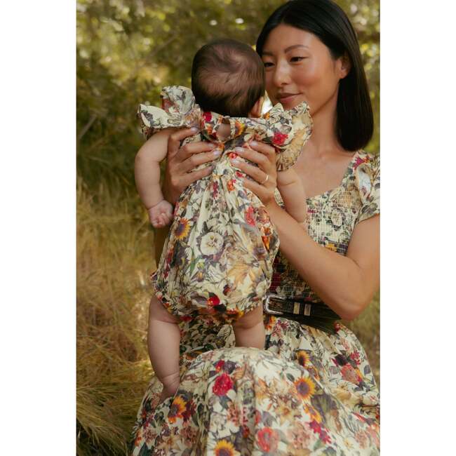 Baby Hattie Romper in Rose Vine - Rompers - 3