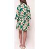 Bowie Dress in Green with White Floral - Dresses - 4