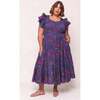 Hattie Dress in Blue Multicolor Floral - Dresses - 2