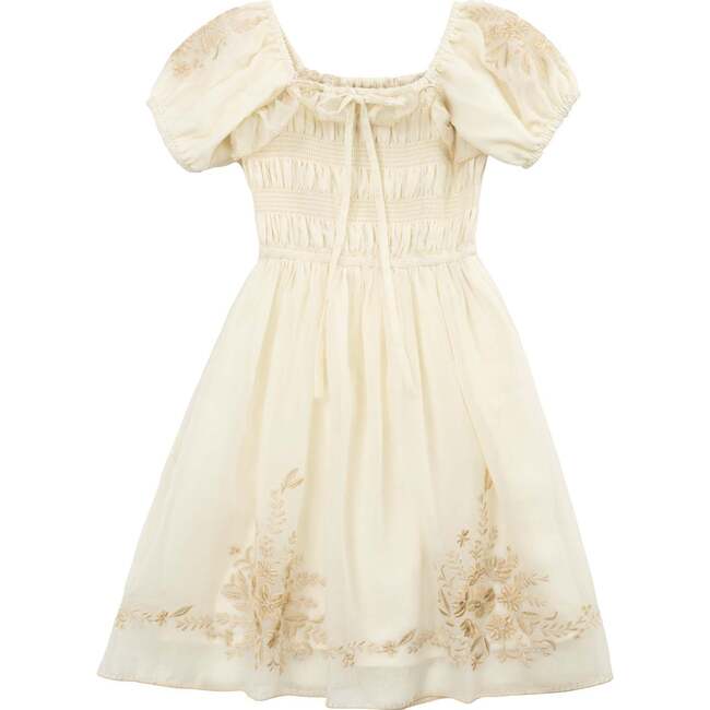 Mini Mae Metallic Thread Dress