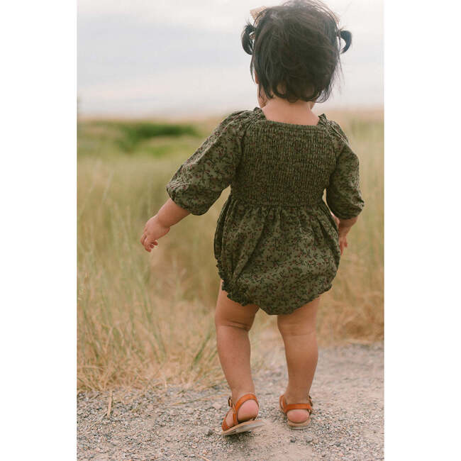 Baby Teagan Romper in Woodland Floral - Rompers - 2