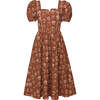 Nash Dress in Sepia Bows - Dresses - 1 - thumbnail