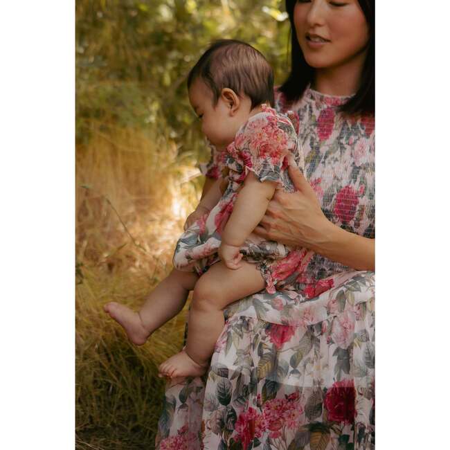 Baby Cordelia Romper in Pink Bloom - Rompers - 3
