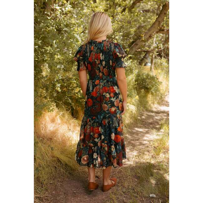 Cordelia Dress in Moody Floral - Dresses - 4