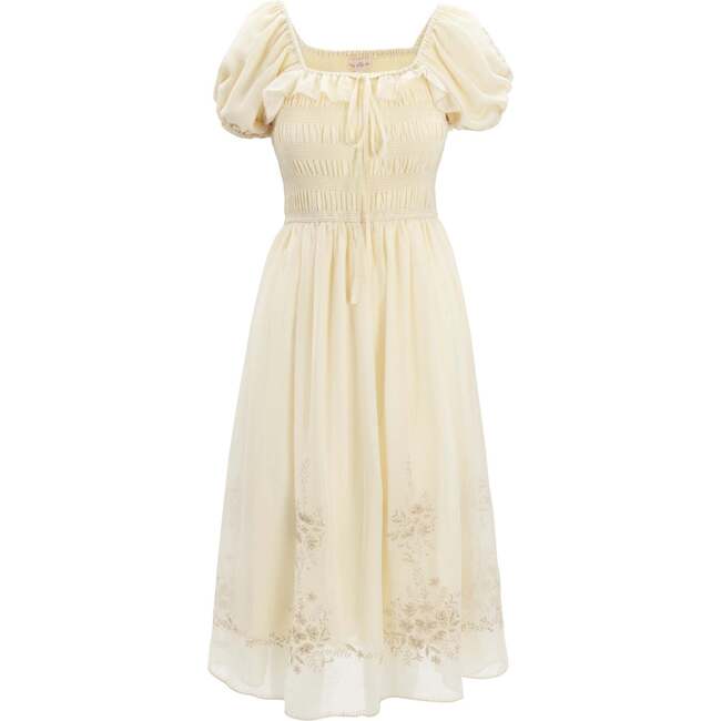 Mae Metallic Thread Dress
