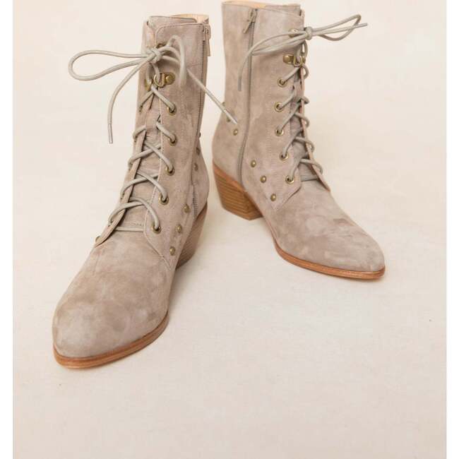 Darcy Lace Up Studded Boot