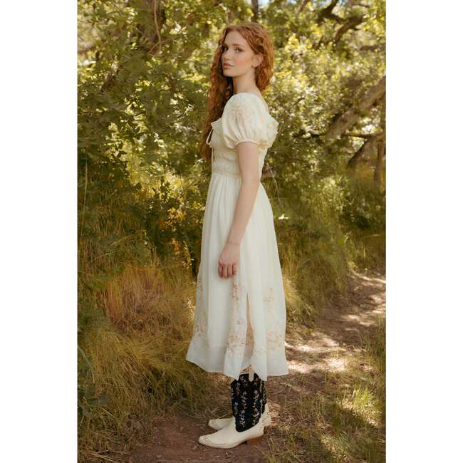 Mae Metallic Thread Dress - Dresses - 4