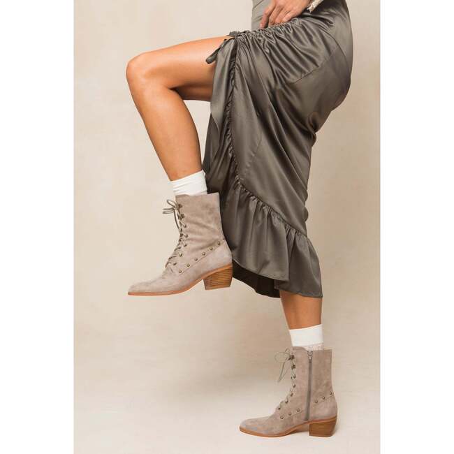 Darcy Lace Up Studded Boot - Boots - 3
