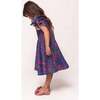 Mini Hattie Dress in Blue Multicolor Floral - Dresses - 2