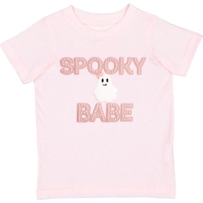 Spooky Babe Patch Halloween Short Sleeve T-Shirt, Ballet