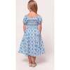 Mini Mae Dress in Blue Floral Stamp - Dresses - 4