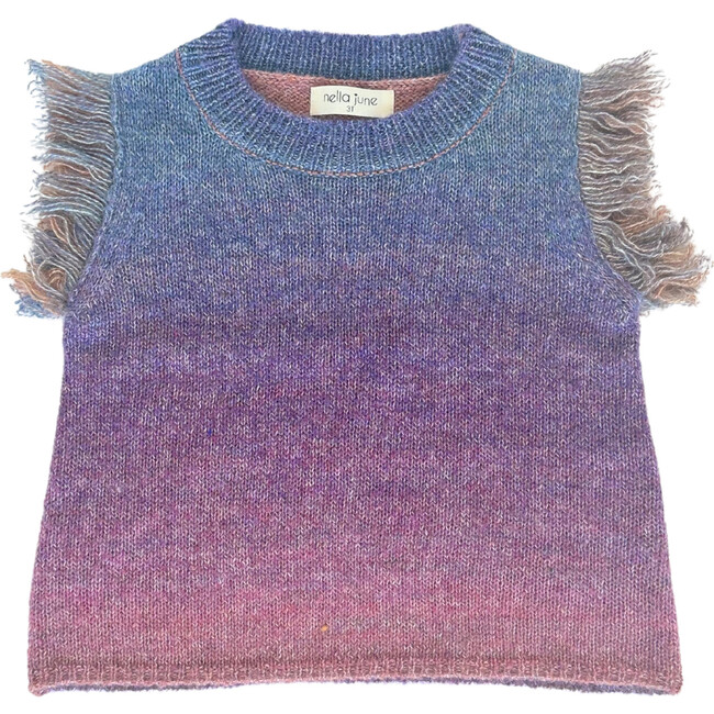 Sweater Vest, Dark Rainbow
