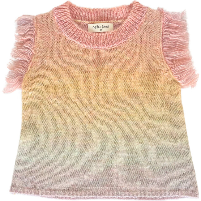 Sweater Vest, Light Rainbow