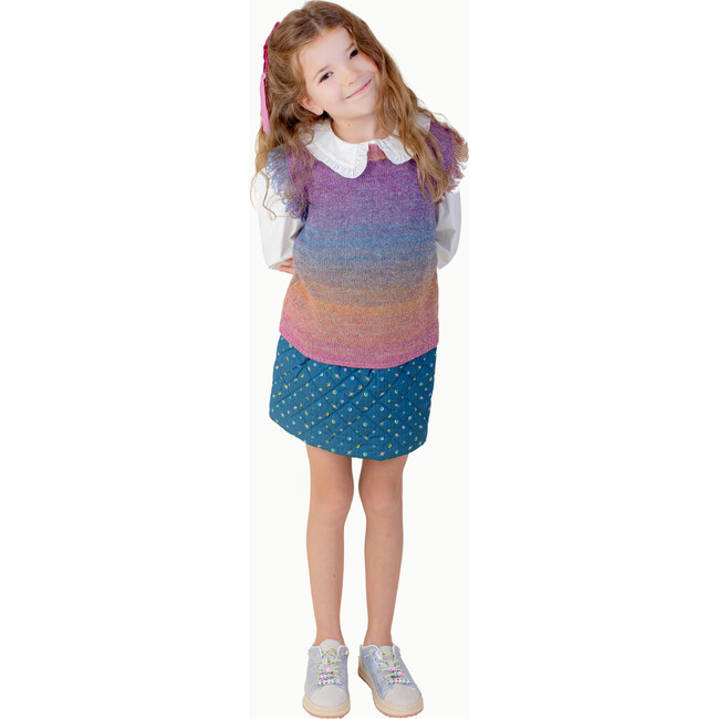 Sweater Vest, Dark Rainbow - Vests - 2