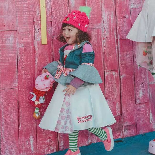 Strawberry Shortcake Berry Denim Jacket - Costume Accessories - 3