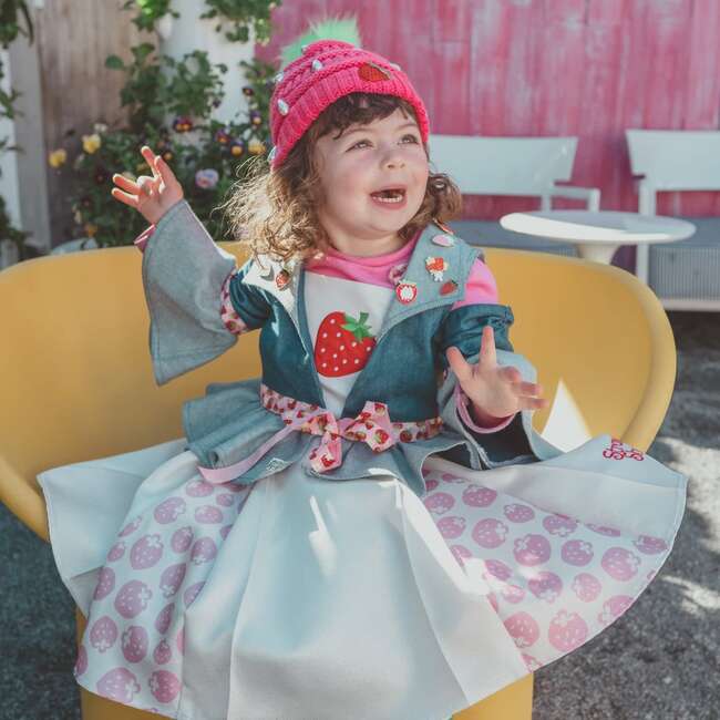 Strawberry Shortcake Berry Denim Jacket - Costume Accessories - 4