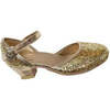 A Leading Role Premium Gold Sparkle Heels - Costumes - 3