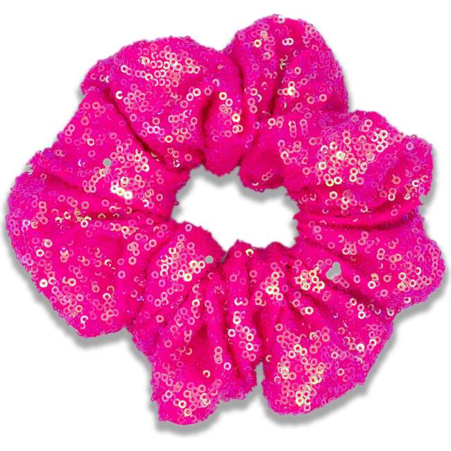 A Leading Role Pink Sparkle Glow Scrunchie