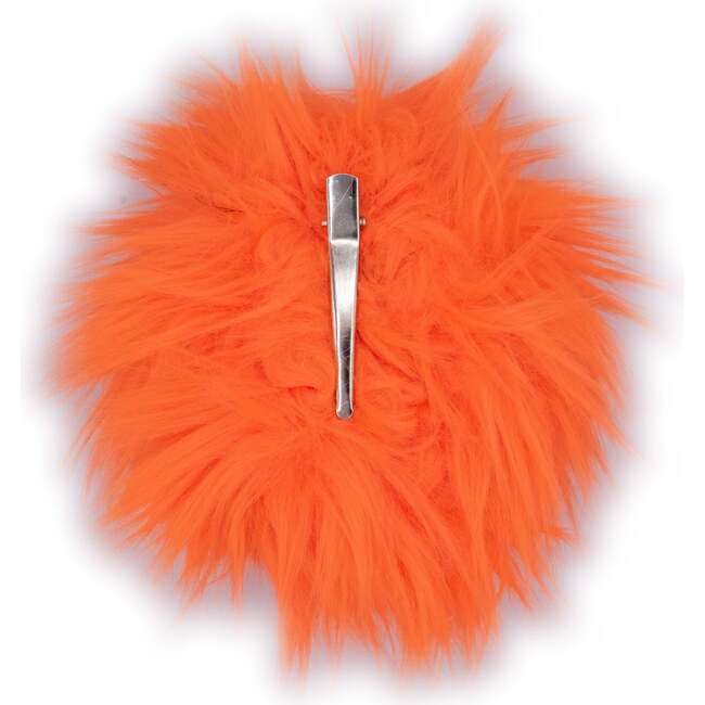 A Leading Role Orange Glow Bunny Tail Clip On