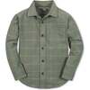 Organic Long Sleeve Flannel Button Down Shirt, Sage Harvest Plaid - Button Downs - 1 - thumbnail