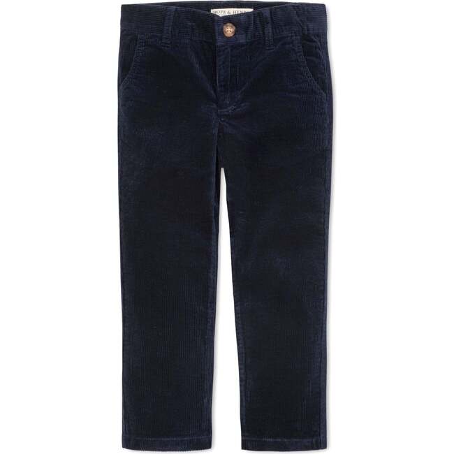 Organic Corduroy Pant, Navy Fine Wale