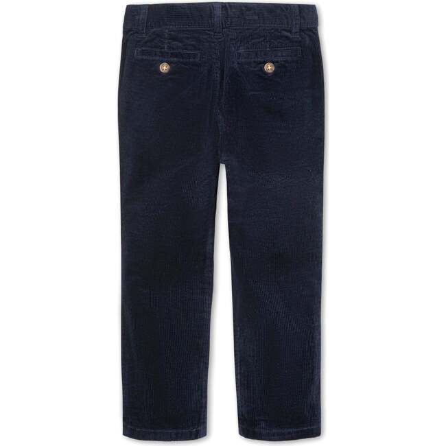 Organic Corduroy Pant, Navy Fine Wale - Suits & Separates - 3