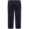 Organic Corduroy Pant, Navy Fine Wale - Suits & Separates - 3