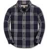 Organic Stretch Poplin Long Sleeve Button Down Shirt, First Day Plaid - Button Downs - 1 - thumbnail