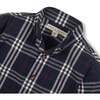 Organic Stretch Poplin Long Sleeve Button Down Shirt, First Day Plaid - Button Downs - 2