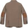 Organic Brushed Cotton Suit Jacket, Camel Houndstooth - Blazers & Sport Coats - 3