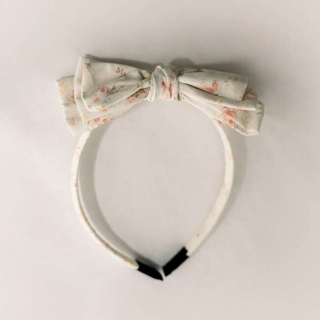 Three Little Bows Headband, Spring Petal - Headbands - 2