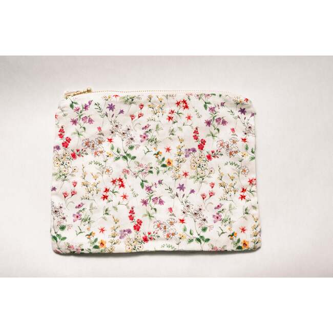 Wildflower Waltz Timeless Floral Ruffle Zipper - Bags - 3