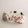Three Little Bows Headband, Periwinkle Meadow - Headbands - 1 - thumbnail