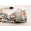 Three Little Bows Headband, Peony & Bluebell Pink blossoms - Headbands - 2