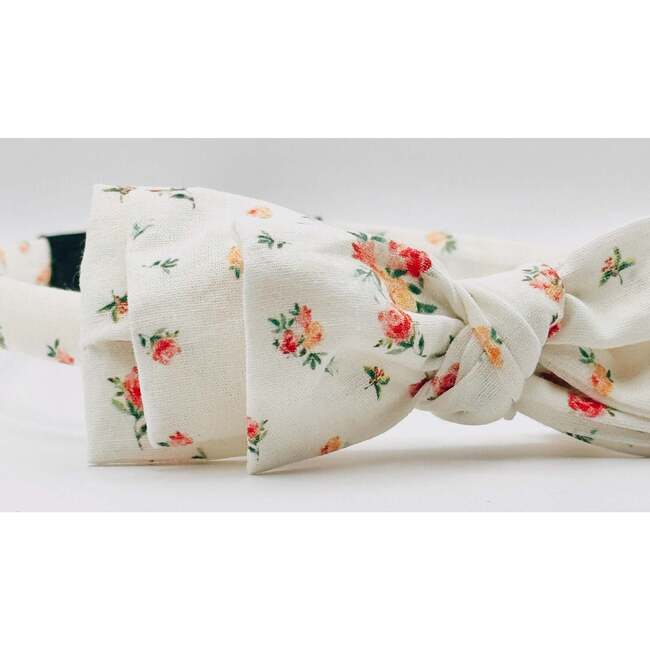 Three Little Bows Headband, Heirloom Blooms