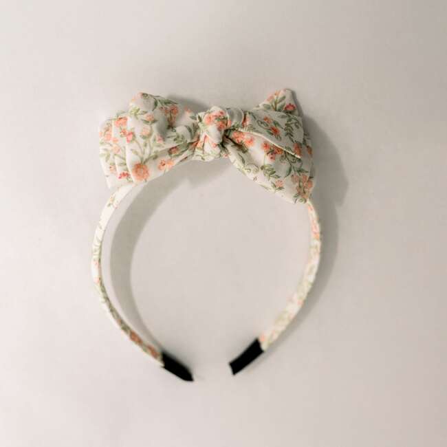 Three Little Bows Headband, Douce Pétale - Headbands - 4