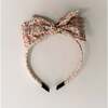 Three Little Bows Headband, Coquelicot - Headbands - 3