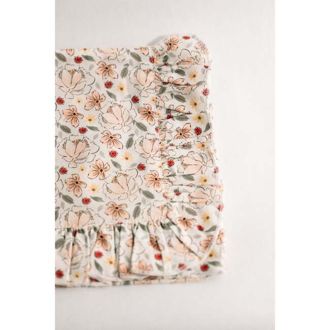 Primrose Garden Timeless Floral Ruffle Zipper - Bags - 2