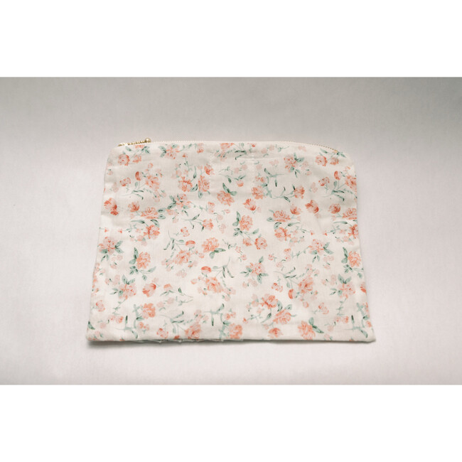 Sorrento Bloom Timeless Floral Ruffle Zipper Pouch - Bags - 6