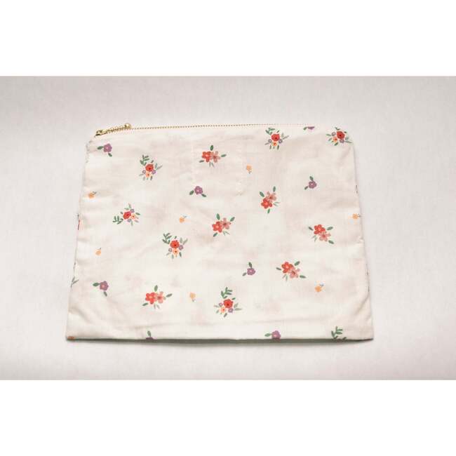 Summer Petals Timeless Floral Ruffle Pouch - Bags - 4