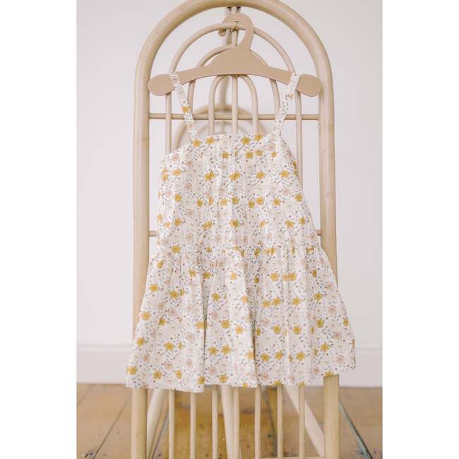 Hikari Pintuck Dress, Marigold Dawn