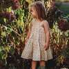 Hikari Pintuck Dress, Golden Blossom - Dresses - 1 - thumbnail