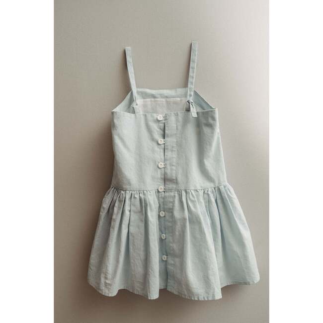 Hikari Pintuck Dress, Powder Blue - Dresses - 2