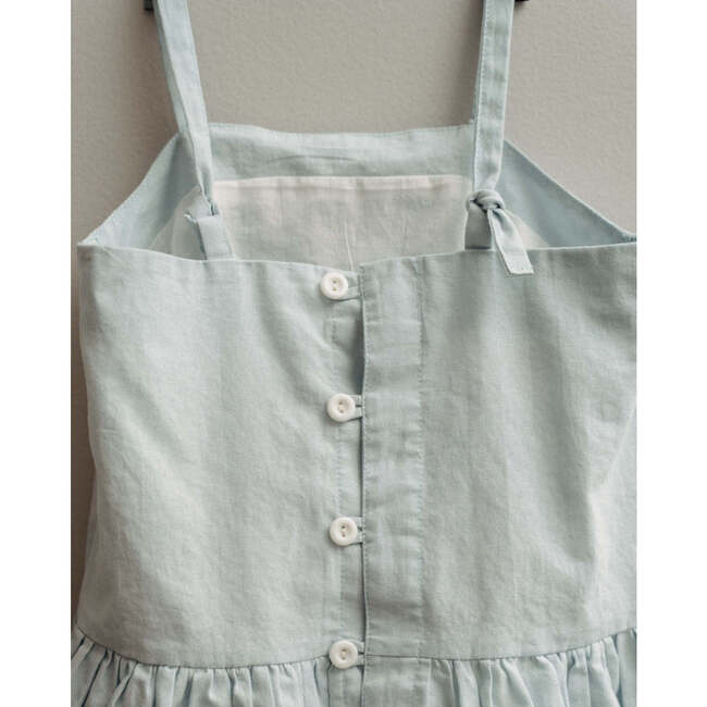 Hikari Pintuck Dress, Powder Blue - Dresses - 3