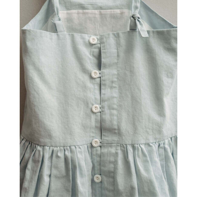 Hikari Pintuck Dress, Powder Blue - Dresses - 5