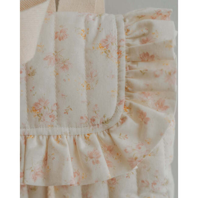 Eloise Quilted Backpack, Vintage Rose - Backpacks - 3