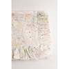 Dewdrop Meadow Timeless Floral Ruffle Zipper Pouch - Bags - 2