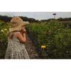 Hikari Pintuck Dress, Mustard Sage Blossom - Dresses - 4