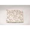 Lilac Vine Scroll Timeless Floral Ruffle Zipper Pouch - Bags - 4
